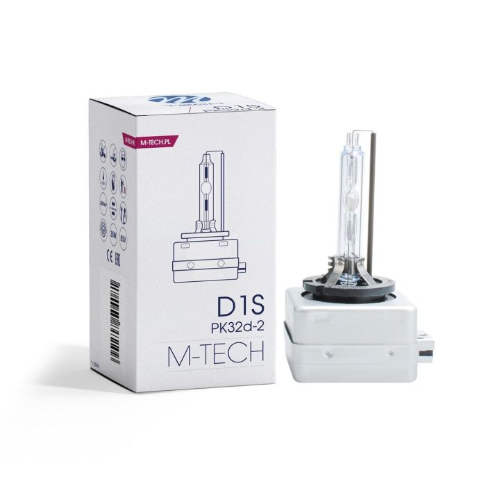 M-Tech MTECZHCD1S43 Bombilla de Xenón D1S Basic 4300K 35W 3200lm para Faros de Coche Homologada ECE M-Tech MTECZHCD1S43 Bombilla de Xenón D1S Basic 4300K 35W 3200lm para Faros de Coche Homologada ECE