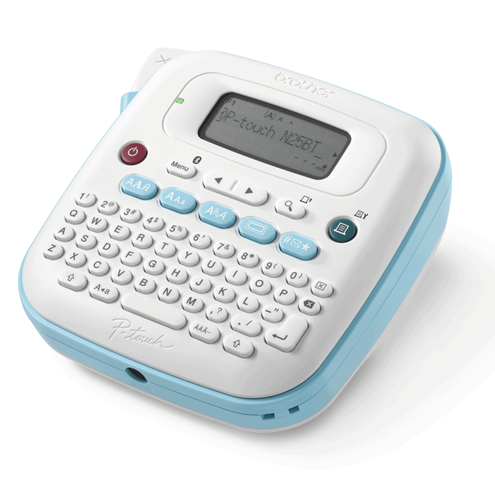 Brother Rotuladora Electrónica P-touch Bluetooth Blanco-Azul, 12mm, Doméstica y Oficina 1 Brother Rotuladora Electrónica P-touch Bluetooth Blanco-Azul, 12mm, Doméstica y Oficina 1