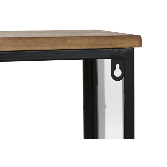Botellero Home ESPRIT Negro Natural Madera Metal Cristal 102 x 32 x 60 cm 12 Botellero Home ESPRIT Negro Natural Madera Metal Cristal 102 x 32 x 60 cm 12