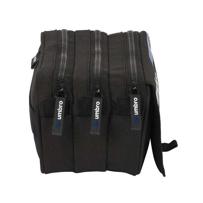Portatodo Triple Umbro Flash Negro (21,5 x 10 x 8 cm) 2 Portatodo Triple Umbro Flash Negro (21,5 x 10 x 8 cm) 2