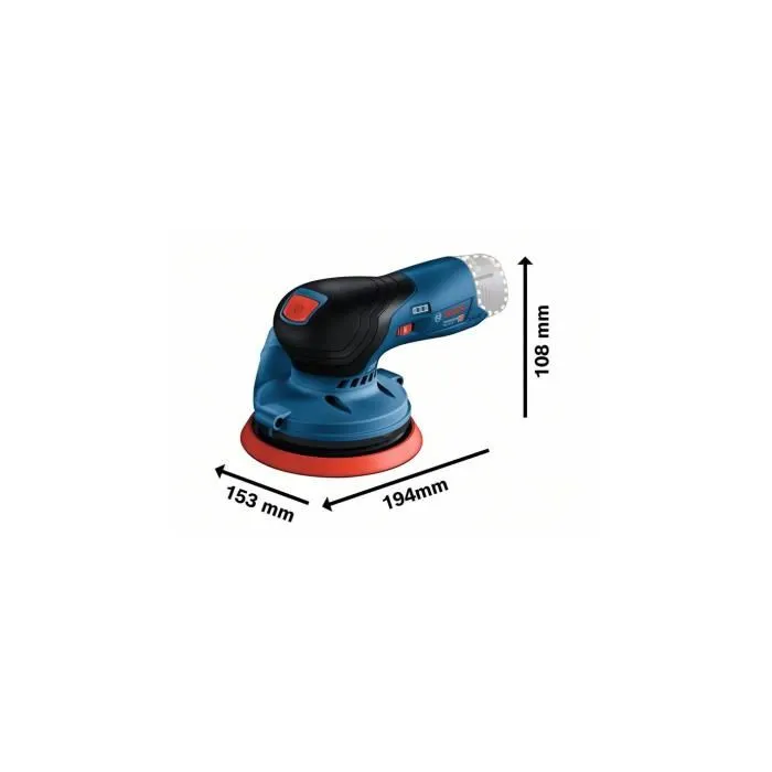 Bosch Professional Lijadora Orbital GEX 12V (sin batería) BOS4059952539478 1 Bosch Professional Lijadora Orbital GEX 12V (sin batería) BOS4059952539478 1
