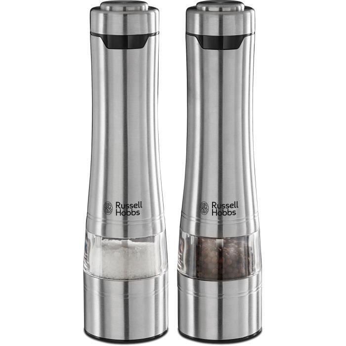 Russell Hobbs 23460-56 Molinillos de Sal y Pimienta Classics - Elegante y Ajustable