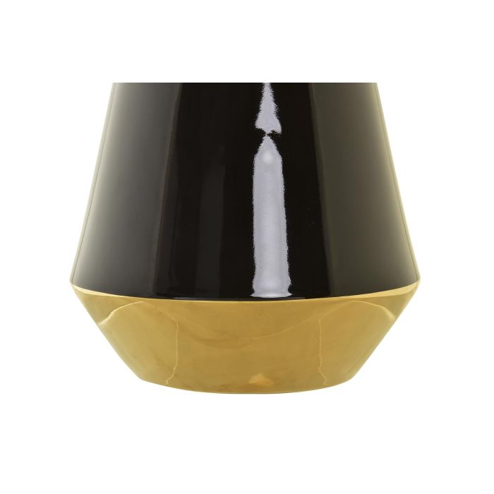 DKD Home Decor Jarrón Moderno Decorativo Bicolor en Porcelana Dorada 19 x 35 x 19 cm 2 DKD Home Decor Jarrón Moderno Decorativo Bicolor en Porcelana Dorada 19 x 35 x 19 cm 2