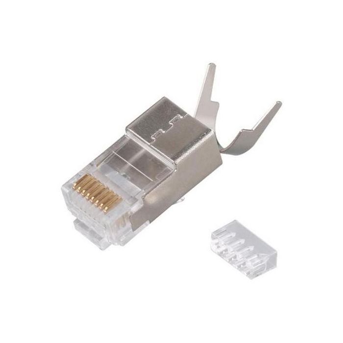 Equip Stecker Cat.8 RJ45 geschirmt 50er Set grau 0 Equip Stecker Cat.8 RJ45 geschirmt 50er Set grau 0