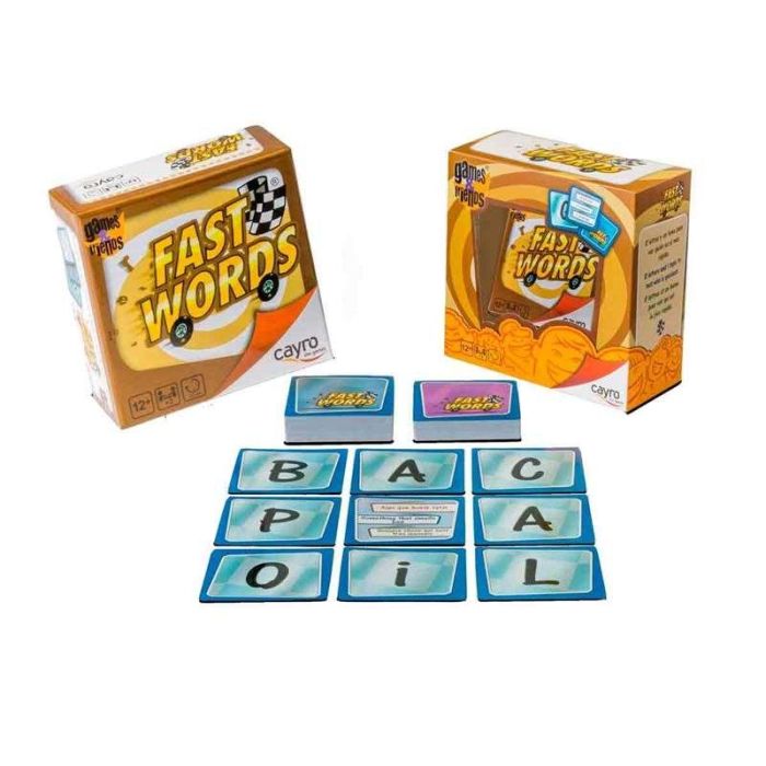 Cayro Juego Fast Words - Sé el más rápido en formar la palabra, Edad recomendada: 8 años 1