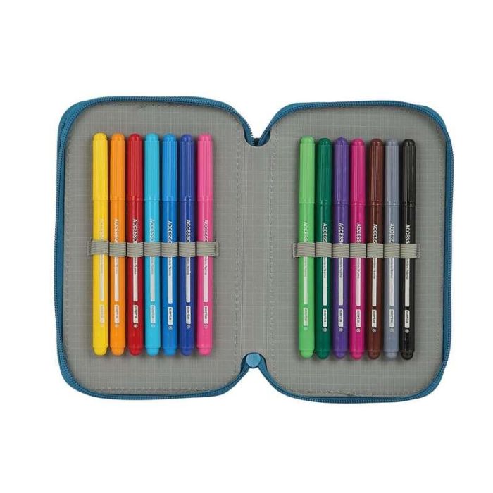 Safta Blackfit8 Plumier Escolar Egeo Doble Cremallera 28 Piezas 125x40x195 mm 8 Safta Blackfit8 Plumier Escolar Egeo Doble Cremallera 28 Piezas 125x40x195 mm 8