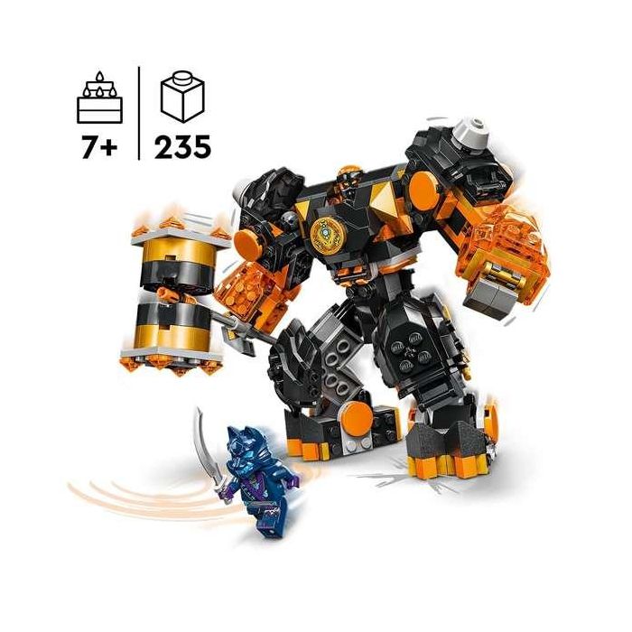 Juego de construccion meca elemental de la tierra de cole lego ninjago 5
