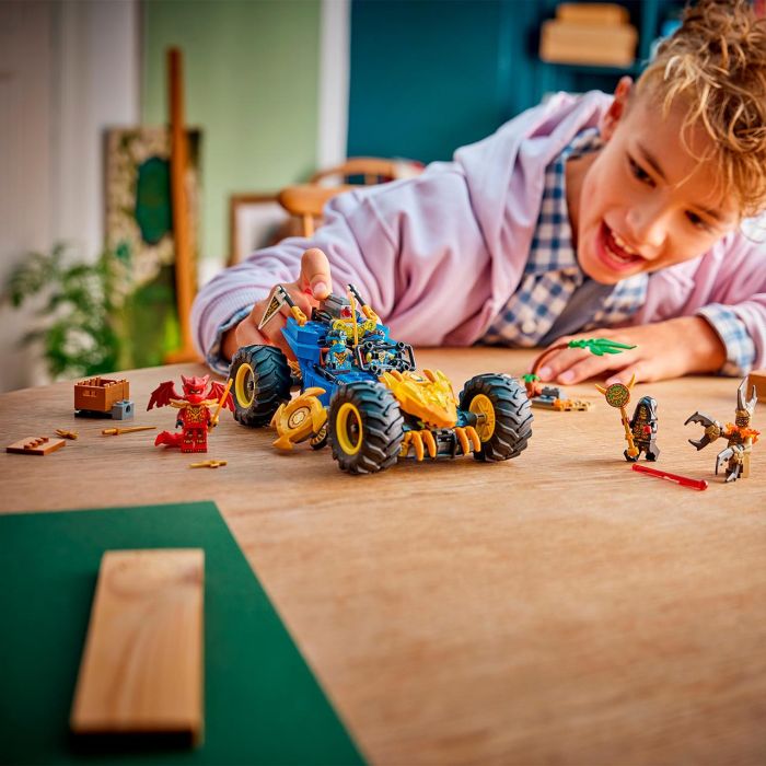 LEGO Ninjago Coche Transformable de Jay 71856 Set de Construcción para Niños +8 Años con 387 Piezas 4