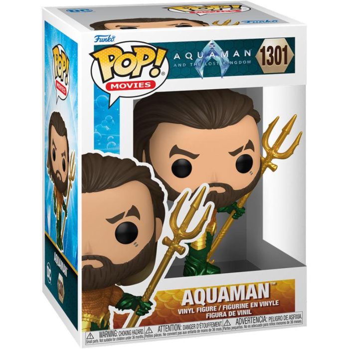 Funko Pop DC Comics Aquaman Vinilo 9cm - Figura de Colección de la Película Aquaman y el Reino Perdido 1 Funko Pop DC Comics Aquaman Vinilo 9cm - Figura de Colección de la Película Aquaman y el Reino Perdido 1