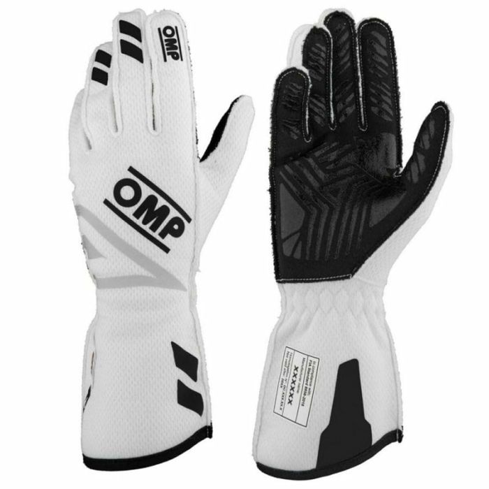 Omp OMPIB0-0773-A01-020-XS Guantes One Evo Fx Rally FIA 8856-2018 Blancos Talla XS - Panal Transpirable, Agarre Silicona 4