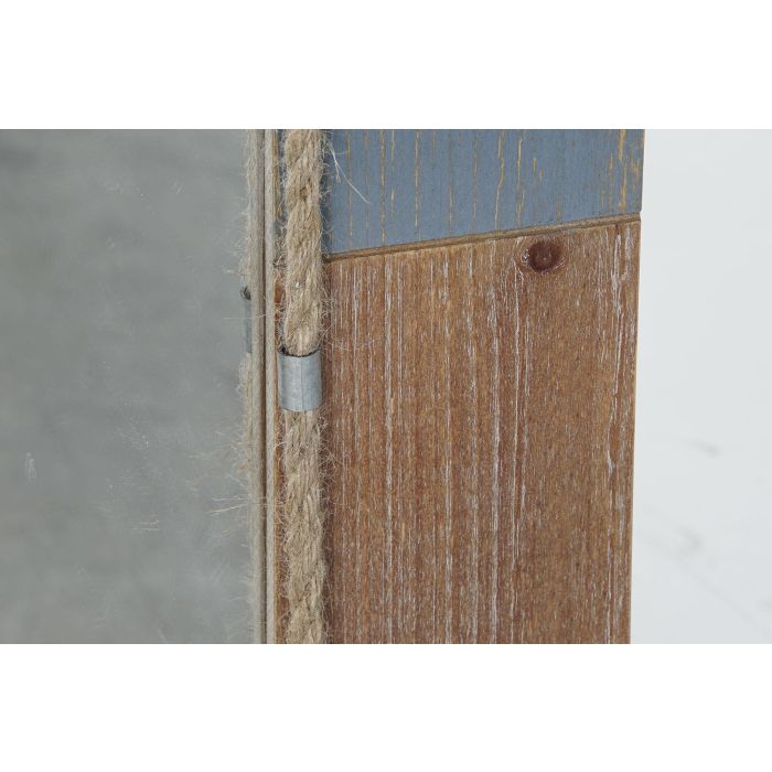 Espejo de pared DKD Home Decor Azul Blanco Natural 60 x 3,5 x 89,5 cm 2 Espejo de pared DKD Home Decor Azul Blanco Natural 60 x 3,5 x 89,5 cm 2