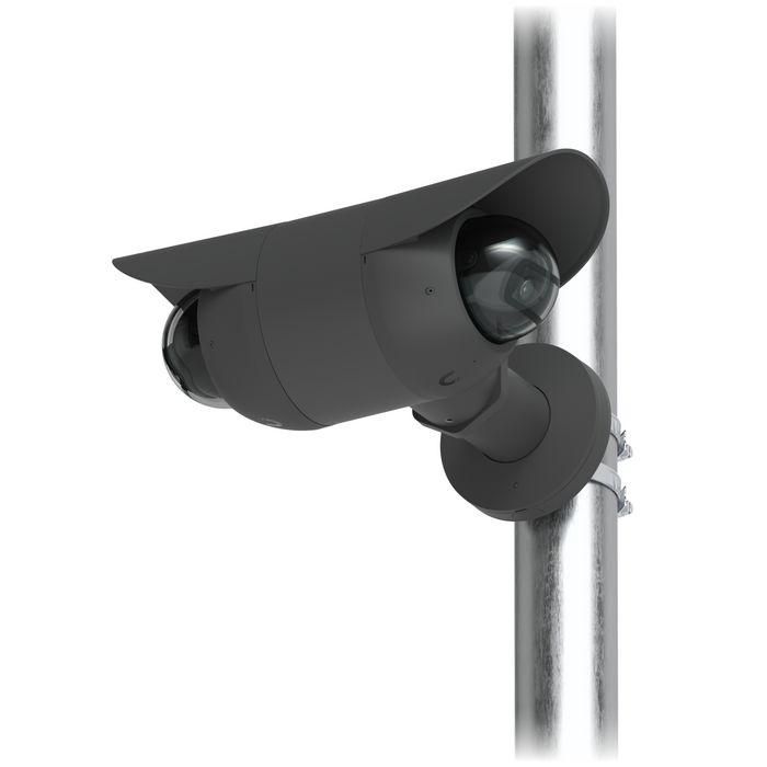 Ubiquiti Soporte Cámara Dual Aleación Aluminio Policarbonato Negro 1 1/2" NPS