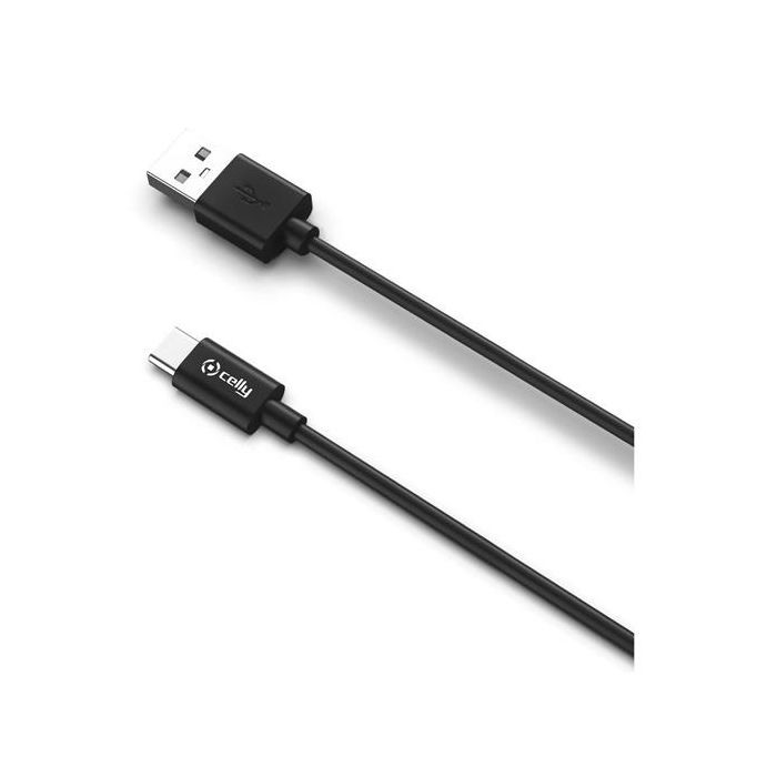 Celly cable usb tipo usb-a/m-c/m negro 1 m