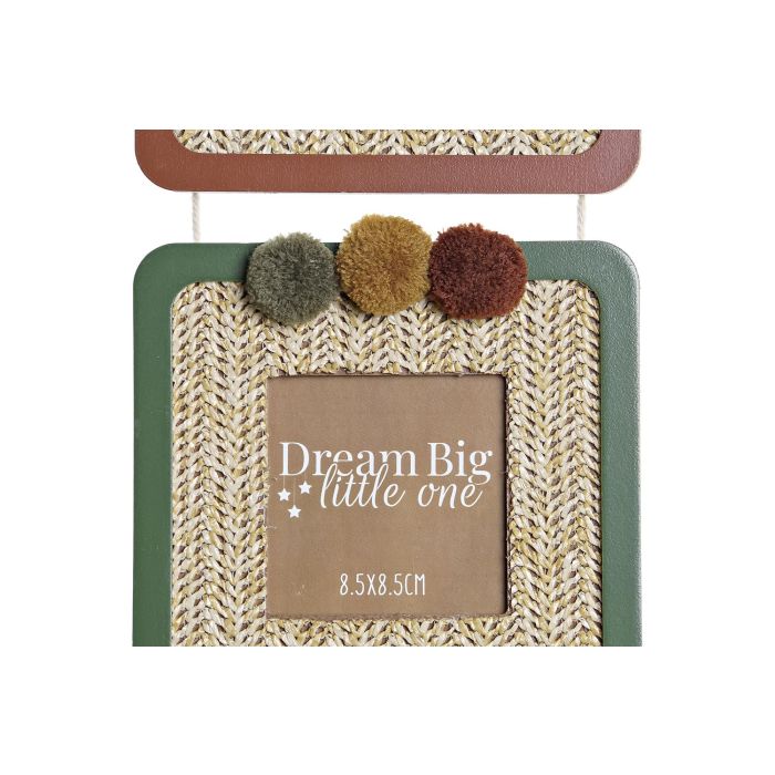 DKD Home Decor Marco Multifoto Kids Colección León Pompón para 3 Fotos MDF Multicolor Natural 64x16 cm Pack de 4 Unidades 1 DKD Home Decor Marco Multifoto Kids Colección León Pompón para 3 Fotos MDF Multicolor Natural 64x16 cm Pack de 4 Unidades 1