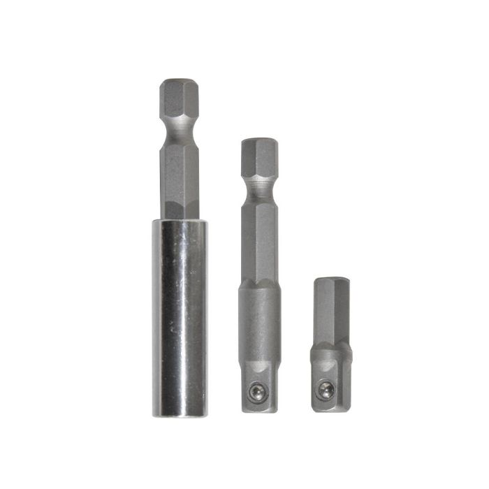 Mota Herramientas Adaptador hexagonal magnético 1/4" 10x60mm acero Pack 5 unidades Bam1060 1