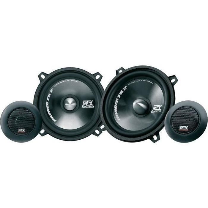 Kit de altavoces MTX 2 vías TX250S Ø13 cm 55 W RMS 220 W Pico 4O Kit de altavoces MTX 2 vías TX250S Ø13 cm 55 W RMS 220 W Pico 4O
