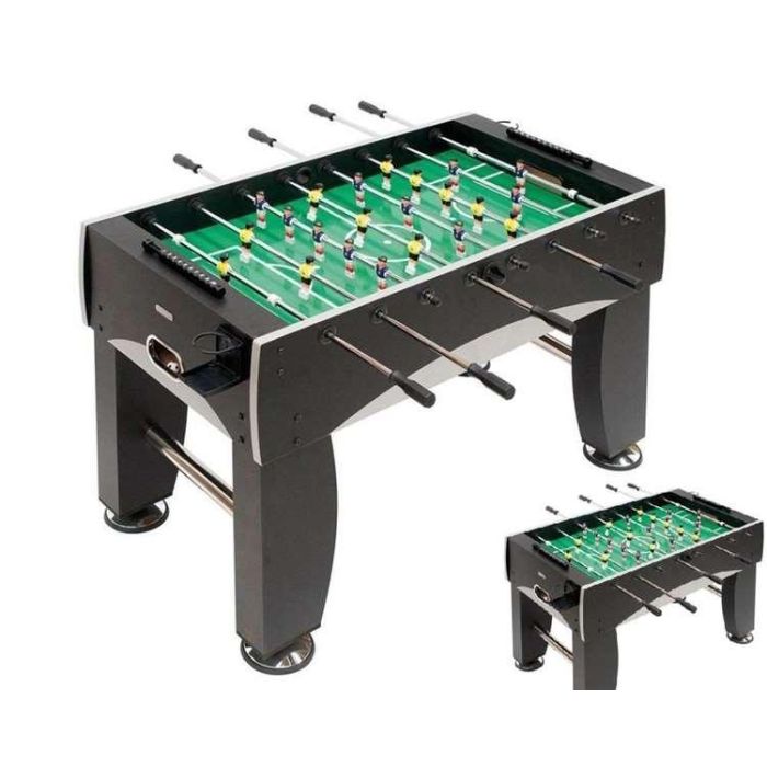 Futbolín silver con barras telescopicas 139x87x73 cm 2 Futbolín silver con barras telescopicas 139x87x73 cm 2