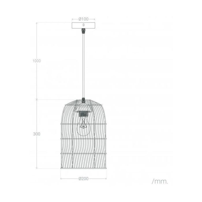 Lámpara Colgante Cotia SKD-P80030, Diseño Elegante, Acabados de Máxima Calidad, Compatible con Bombilla LED E27, Cable de Suspensión Ajustable 6 Lámpara Colgante Cotia SKD-P80030, Diseño Elegante, Acabados de Máxima Calidad, Compatible con Bombilla LED E27, Cable de Suspensión Ajustable 6