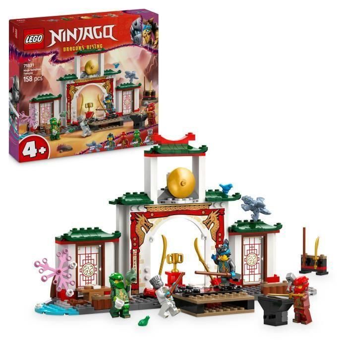 LEGO 71831 NINJAGO Templo Ninja Spinjitzu - Dragón de Juguete para Niños 4+ Años
