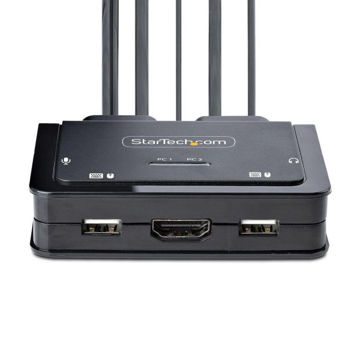Switch KVM Startech C2-H46-UAC-CBL-KVM 1,8 m 2 Switch KVM Startech C2-H46-UAC-CBL-KVM 1,8 m 2