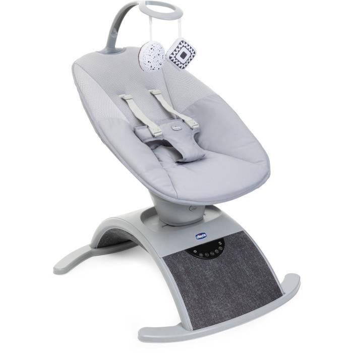 Columpio musical - Comfy wave - 61 x 75 x 61 cm - Gris - CHICCO 0 Columpio musical - Comfy wave - 61 x 75 x 61 cm - Gris - CHICCO 0