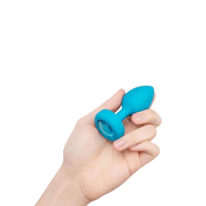 Plug Anal B-Vibe Vibrating Jewel Azul S/M