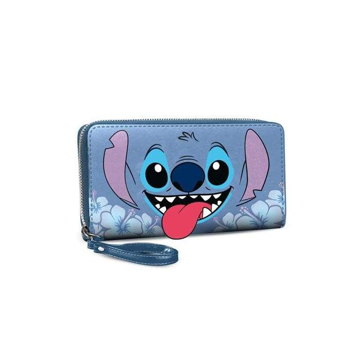 Karactermania Billetero Cartera Oficial Disney Lilo y Stitch Essential con Diseño Stitch Tongue para Niños y Fans 19x2x10 cm