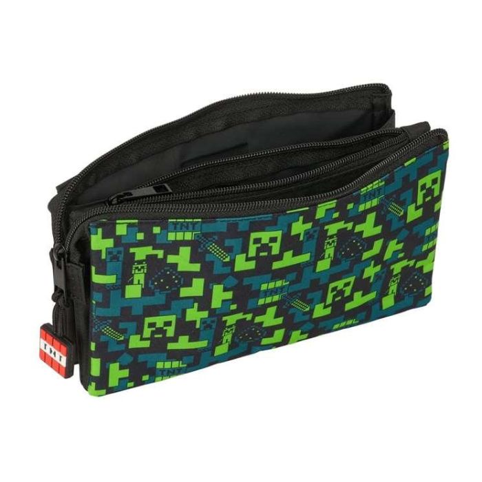 Safta Portatodo Triple Minecraft TNT 22x12x3cm - Edad 3+ años 2 Safta Portatodo Triple Minecraft TNT 22x12x3cm - Edad 3+ años 2