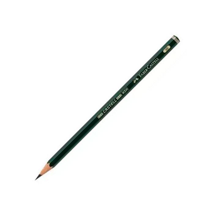 Faber Castell Lápiz de Grafito Ecolápiz 9000-3B, Mina Resistente, Para Escribir, Dibujar y Bocetar (12 Unidades) (12 Unidades)