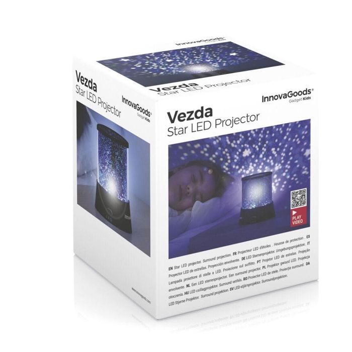 Proyector LED de Estrellas Vezda InnovaGoods 1