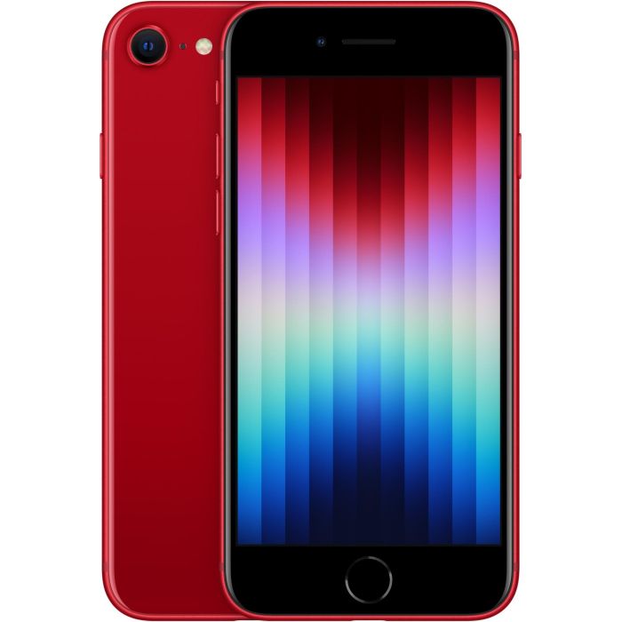 Apple iPhone SE3 5G (2022) 64GB Rojo, Pantalla 4.7" IPS, Chip A15 Bionic, iOS 15 0 Apple iPhone SE3 5G (2022) 64GB Rojo, Pantalla 4.7" IPS, Chip A15 Bionic, iOS 15 0