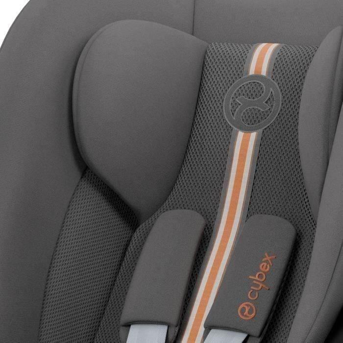 Silla de coche para bebé Cloud G CYBEX i-Size - Reclinable - Tejido transpirable - Homologación avión - Gris Lava 3