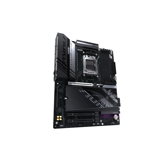 Gigabyte Placa Base B850 AORUS ELITE WIFI7 para AMD Ryzen Serie 9000, VRM 14+2+2 fases, DDR5 8200MHz (OC), 1xPCIe 5.0 + 2xPCIe 4.0 M.2, LAN 2.5, WiFi 7, USB 3.2 Gen 2x2