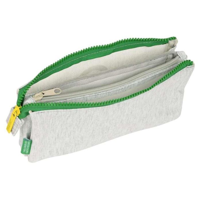 Portatodo Triple Benetton Pop Gris (22 x 12 x 3 cm) 2