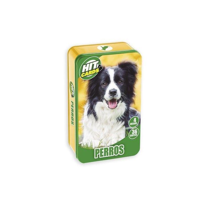 Juego Imagiland Hit Cards Caja Metalica Perros