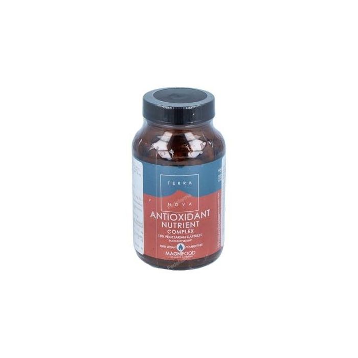 TERRANOVA Nutrientes Antiox. Complex con Vitaminas, Minerales y ALA, Protección Células, 100 Cápsulas Veganas