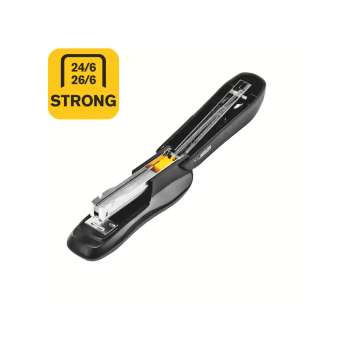 Rapid Grapadora f16 Plástico Capacidad 20 Hojas Grapas 24/6 26/6 Negro 3