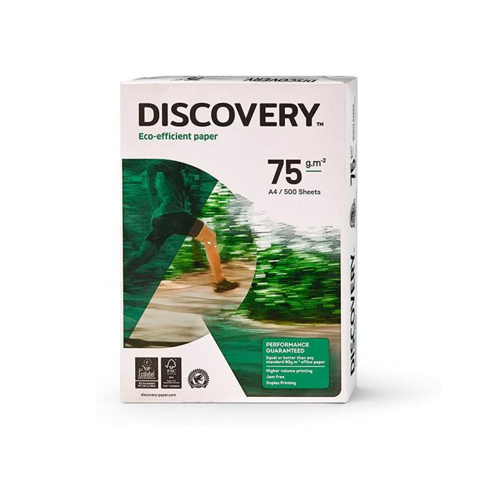 Papel Fotocopiadora Discovery Din A4 75 gramos Papel Multiuso Ink-Jet Y Laser Paquete De 500 Hojas 300 unidades 2