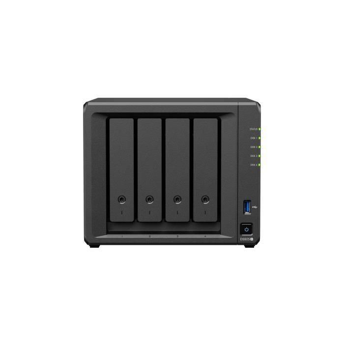 Synology DS925+ NAS DiskStation 4 Bahías 3.5"/2.5" 4GB DDR4 2.5GbE Torre AMD Ryzen V1500B con 2 Ranuras M.2 NVMe 3 Synology DS925+ NAS DiskStation 4 Bahías 3.5"/2.5" 4GB DDR4 2.5GbE Torre AMD Ryzen V1500B con 2 Ranuras M.2 NVMe 3