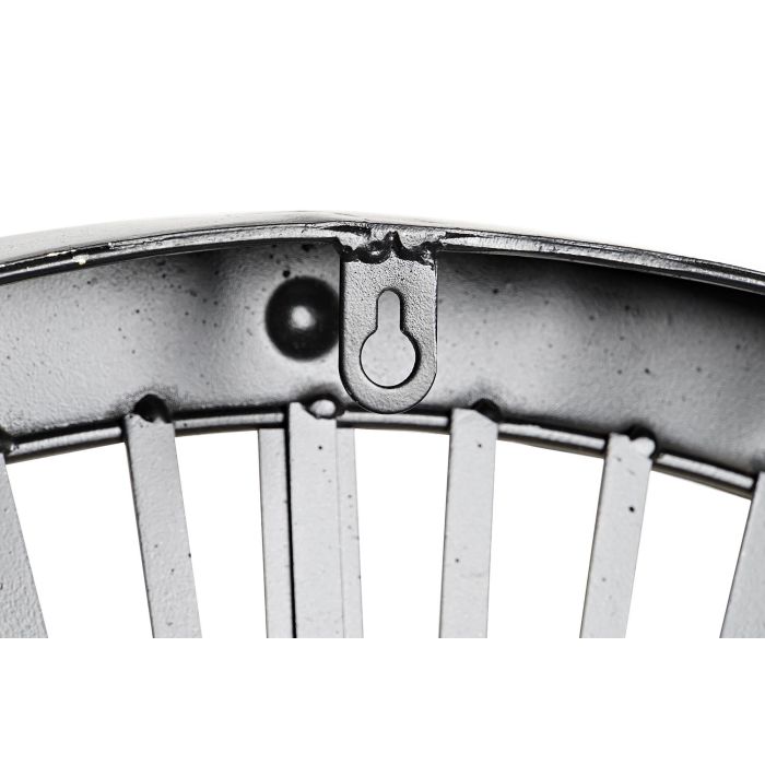 DKD Home Decor Reloj de Pared Vintage Negro y Dorado 65 x 65 x 6.7 cm 3