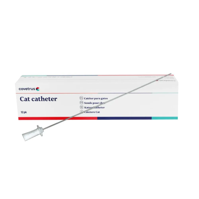 Covetrus Algália Gato S- Estilete 1.33x130 mm 12Ud - Catéter urinario para gatos 4FG