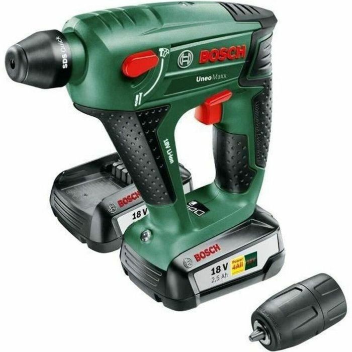 Bosch Uneo Maxx 18V 2x2,5Ah - Taladro Atornillador Percutor con Chip Syneon, para Hormigón y Madera, Compacto 6 Bosch Uneo Maxx 18V 2x2,5Ah - Taladro Atornillador Percutor con Chip Syneon, para Hormigón y Madera, Compacto 6