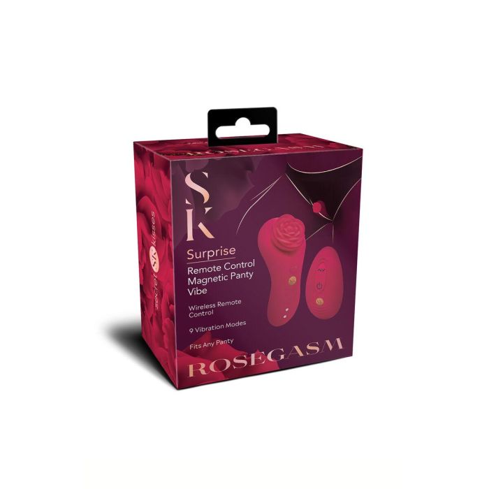 Vibrador Secret Kisses RoseGasm Rojo 1 Vibrador Secret Kisses RoseGasm Rojo 1
