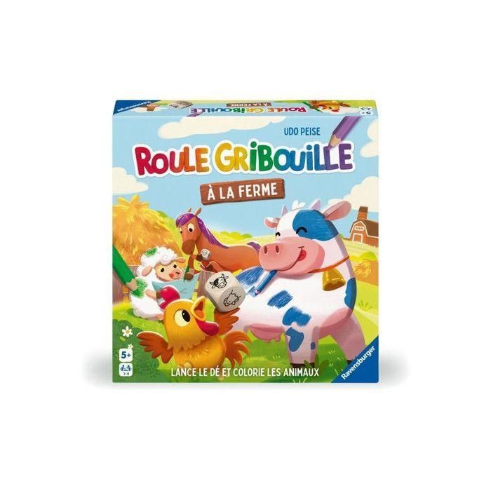 Ravensburger RAV1751736294877 Juego de mesa clásico de granja Doodle Roll 1