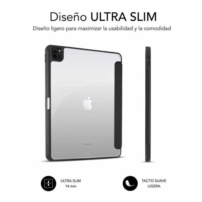 Subblim SUBCST-5SC400 Funda Clear Shock Negra para iPad Pro 11" (2020-2022) y Air 4/5 Gen con Soporte y Ranura Apple Pencil 3 Subblim SUBCST-5SC400 Funda Clear Shock Negra para iPad Pro 11" (2020-2022) y Air 4/5 Gen con Soporte y Ranura Apple Pencil 3