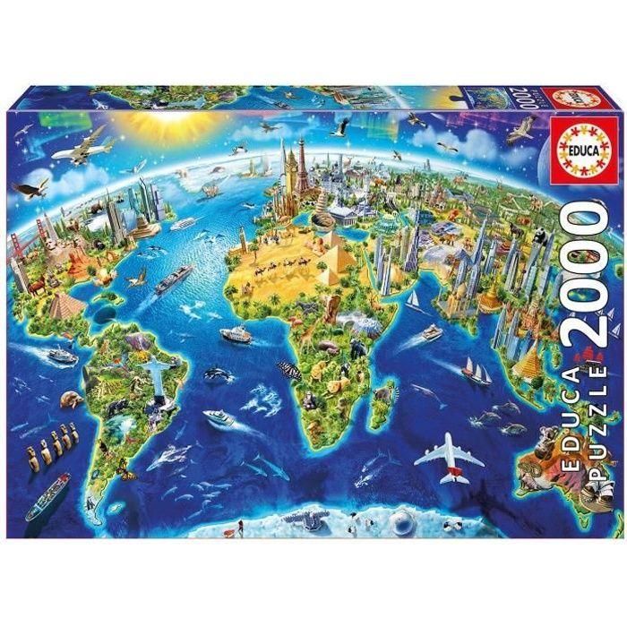 EDUCA - Puzzle Symbols of the World 2000pcs