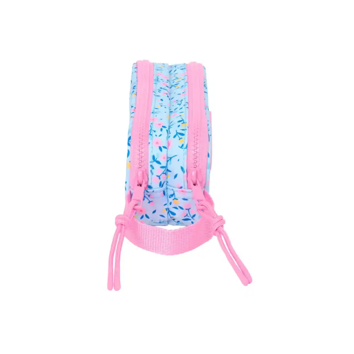 Portatodo Doble Vicky Martín Berrocal Paraíso Rosa Azul claro 21 x 8 x 6 cm 2