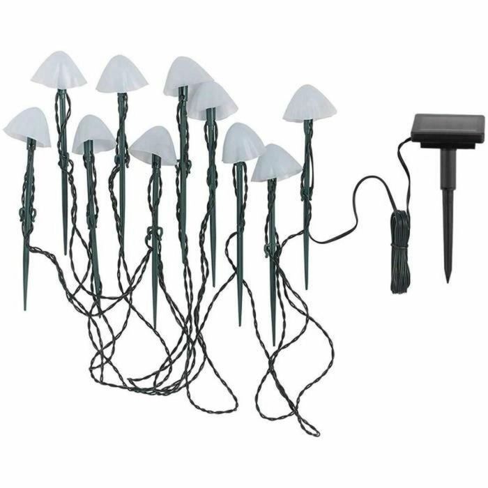 Lumisky CHAMPY - 10 Mini Setas con Luz Solar para Caminos - LED Blanco Cálido - 3,8 m 0 Lumisky CHAMPY - 10 Mini Setas con Luz Solar para Caminos - LED Blanco Cálido - 3,8 m 0