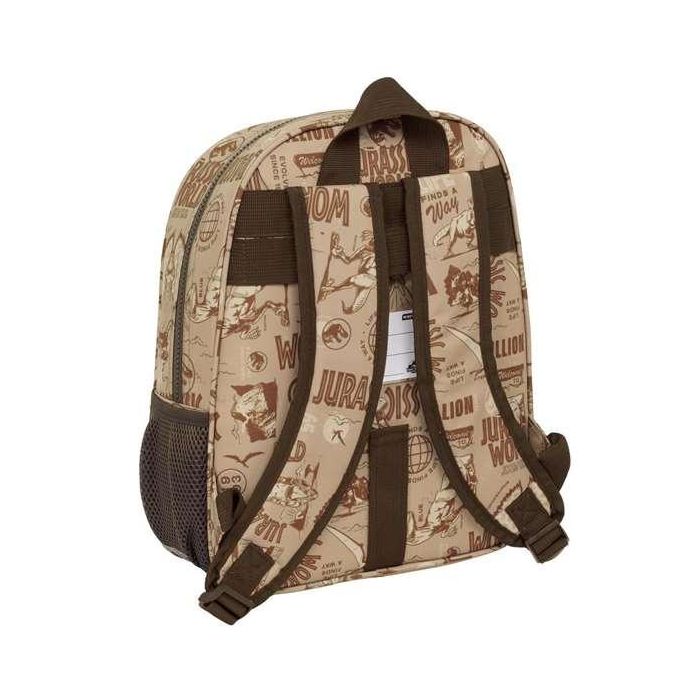 Mochila Escolar Jurassic World Beige 27 x 33 x 10 cm 1 Mochila Escolar Jurassic World Beige 27 x 33 x 10 cm 1