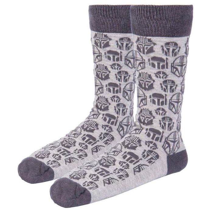 CERDÁ Set 3 Calcetines Mandalorian Star Wars Talla 40-46 - 86% Algodón, 12% Poliamida, 2% Elastano 2 CERDÁ Set 3 Calcetines Mandalorian Star Wars Talla 40-46 - 86% Algodón, 12% Poliamida, 2% Elastano 2